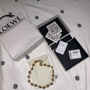 Loewe Gold Donut Chain Necklace